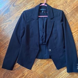White House Black Market Black Blazer size 2